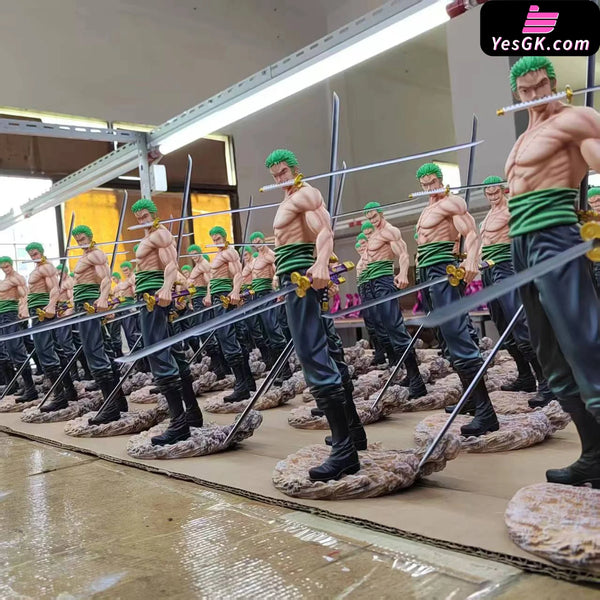 One Piece Four Sword Style Roronoa Zoro GK Statue - AN Studio [In-Stock] One Piece