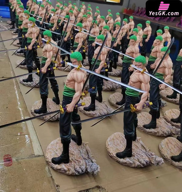 One Piece Four Sword Style Roronoa Zoro GK Statue - AN Studio [In-Stock] One Piece