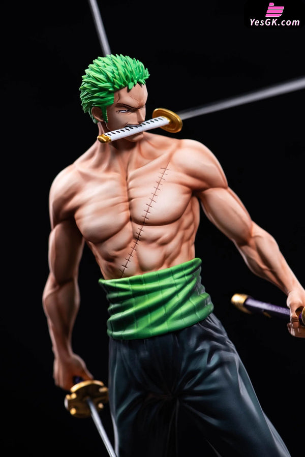 One Piece Four Sword Style Roronoa Zoro GK Statue - AN Studio [Pre-Order] One Piece