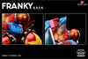 One Piece Franky And Black Rhino Fr-U Iv Resin Statue - Yz Studio [Pre-Order Closed]