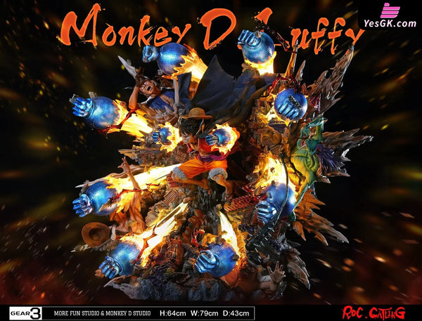 One Piece Gear 3 Luffy GK Statue - More Fun Studio & Monkey D. Studio [Pre-Order] - One Piece