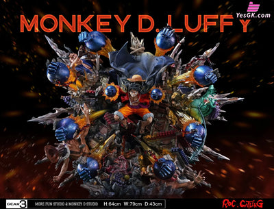 One Piece Gear 3 Luffy GK Statue - More Fun Studio & Monkey D. Studio [Pre-Order] - One Piece