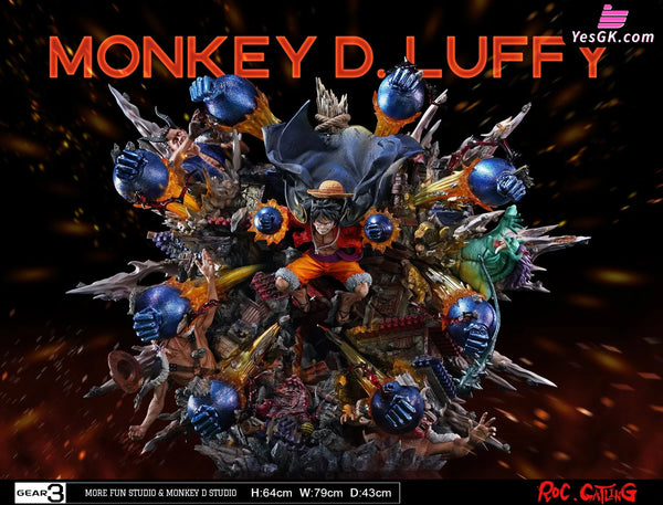 One Piece Gear 3 Luffy GK Statue - More Fun Studio & Monkey D. Studio [Pre-Order] - One Piece