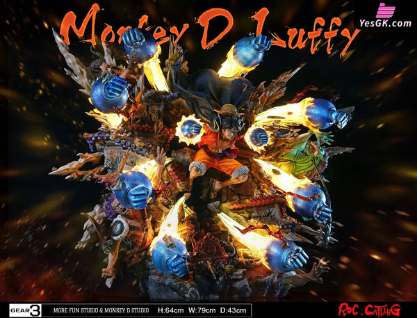 One Piece Gear 3 Luffy GK Statue - More Fun Studio & Monkey D. Studio [Pre-Order] - One Piece