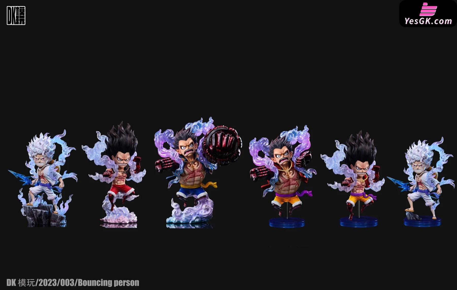 dk gear One Piece Gear 4 Luffy-Bouncing Man Resin Statue