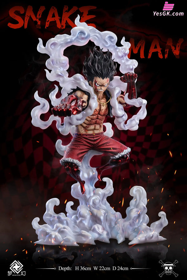 One Piece Gear 4 Snakeman Luffy GK Statue - Dream Studio [Pre-Order] Deposit / Solid Color One Piece