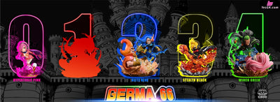 One Piece Germa Transformation #4 Electric Blue Vinsmoke Niji Statue - Yz Studio [Pre - Order]