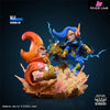 One Piece Germa Transformation #4 Electric Blue Vinsmoke Niji Statue - Yz Studio [Pre - Order]