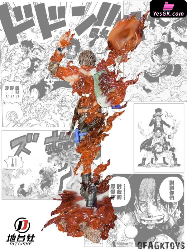 One Piece Goodbye Portgas D Ace GK Statue - Di Tai She Studio [In-Stock] - One Piece