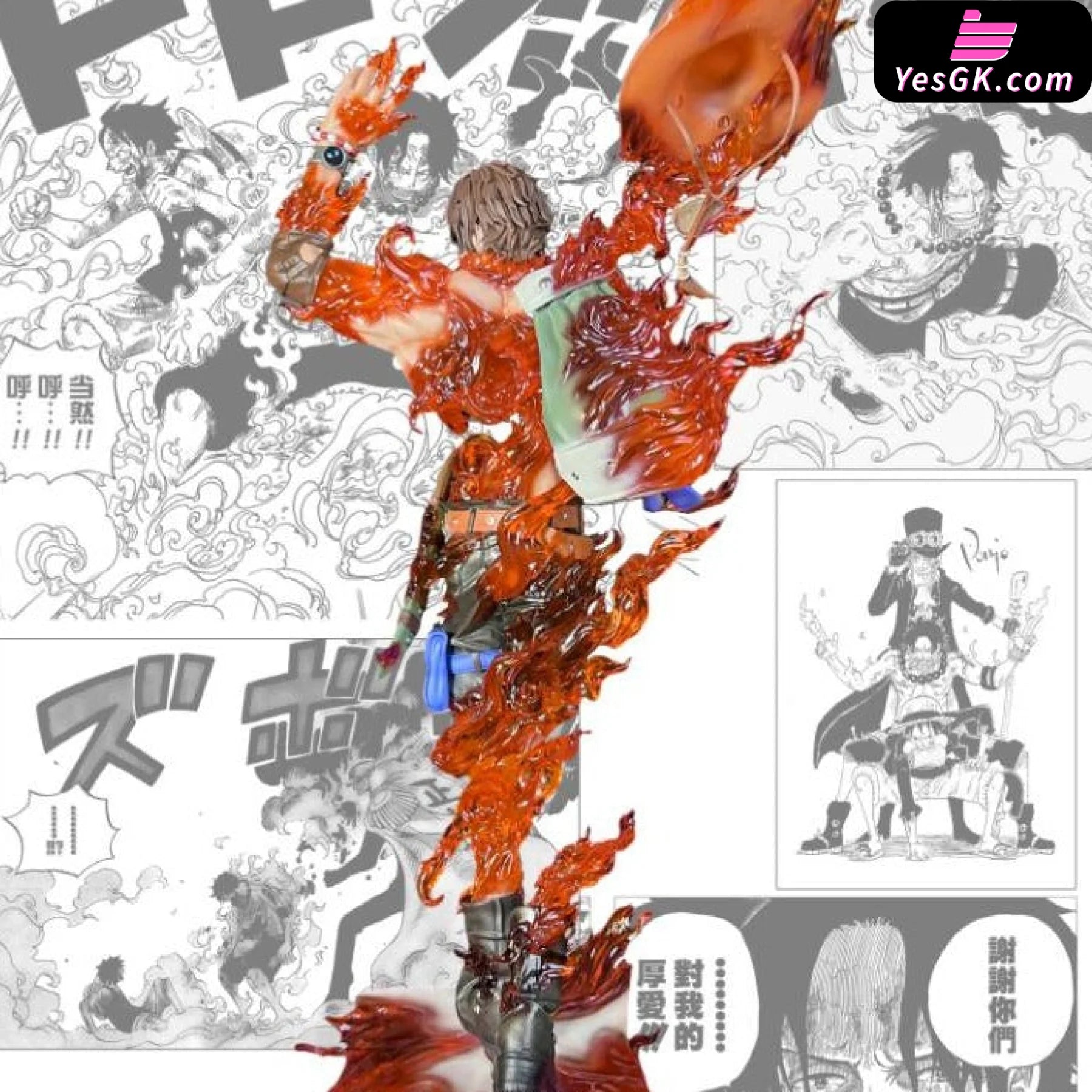 One Piece Goodbye Portgas D. Ace Statue - Di Tai She Studio [Pre-Order]
