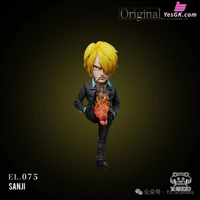 One Piece Grand Line Series Battle of Judicial Island 075 Devil Wind Leg Sanji GK Statue - YZ Studio [Pre-Order]
