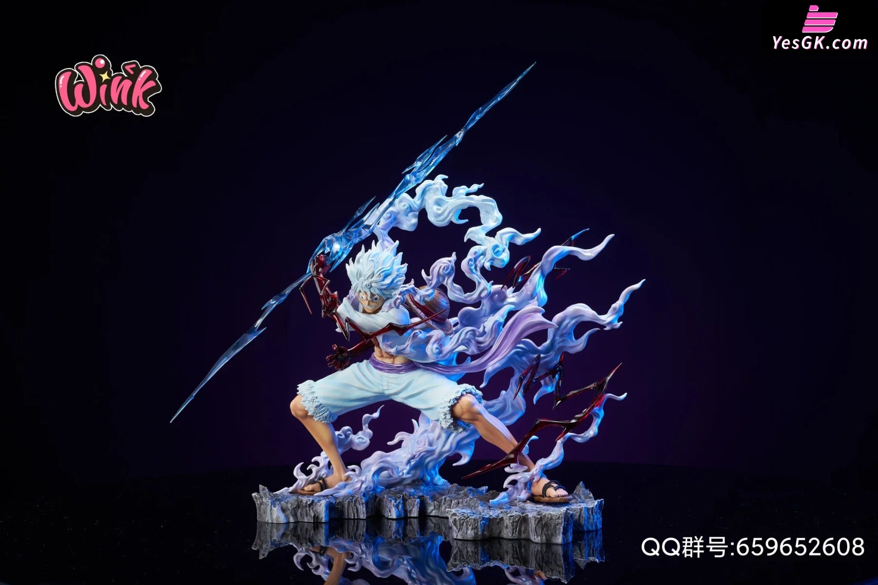 One Piece Grasp the Lightning Nika Monkey D. Luffy Resin Statue