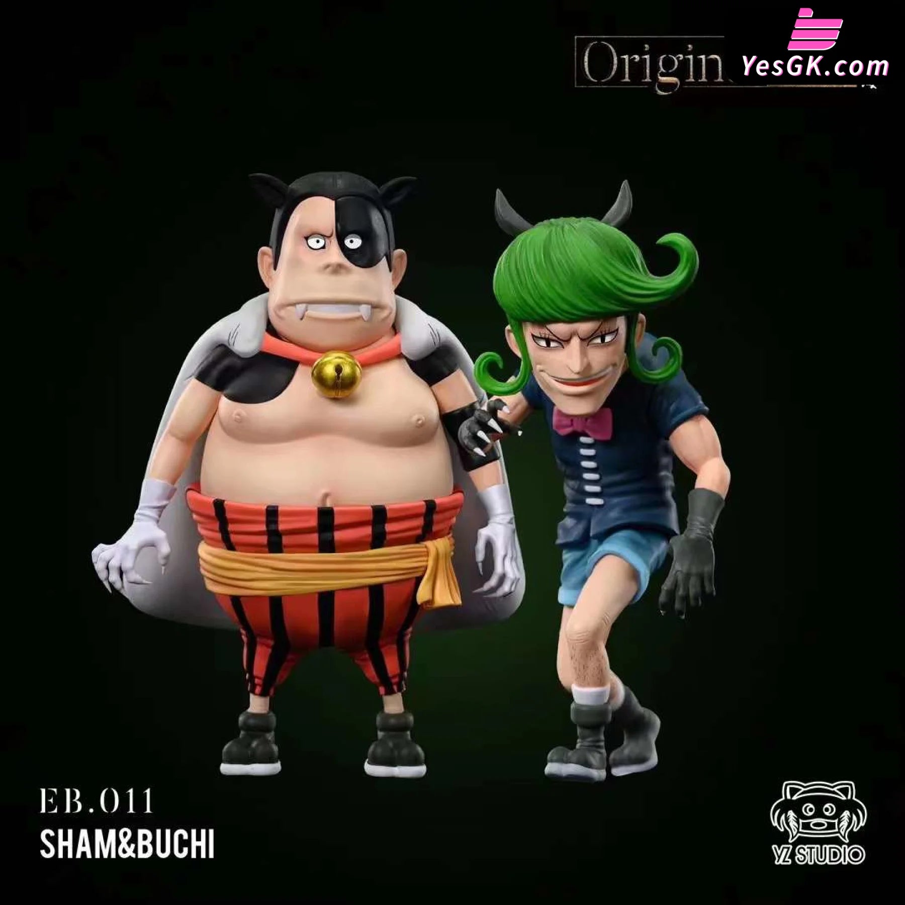 One Piece Great Route Series East Sea Chapter 011 Catman Brothers Sham & Buchi Statue - Yz Studio