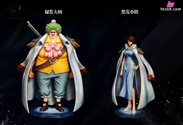 One Piece Green-haired Granny & Black-haired Lady GK Statue - Black Studio [Pre-Order] - One Piece