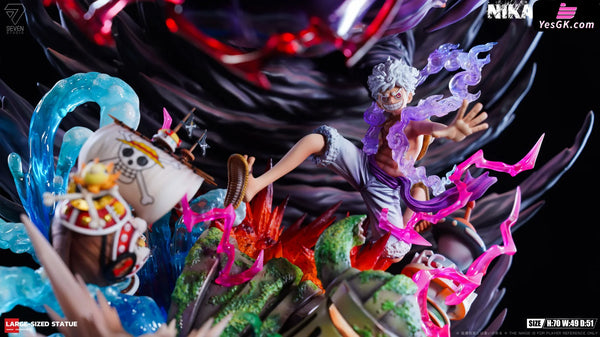 One Piece Gum-Gum Rocket Nika Luffy GK Statue - Seven Studio [In-Stock] - Full Payment - One Piece