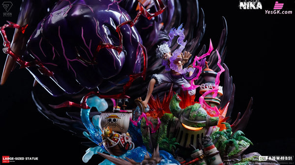 One Piece Gum-Gum Rocket Nika Luffy GK Statue - Seven Studio [In-Stock] - Full Payment - One Piece