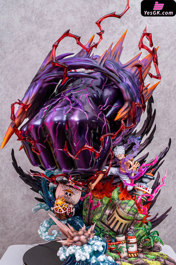 One Piece Gum-Gum Rocket Nika Luffy GK Statue - Seven Studio [In-Stock] - Full Payment - One Piece