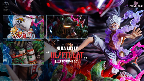 One Piece Gum-Gum Rocket Nika Luffy GK Statue - Seven Studio [In-Stock] - Full Payment - One Piece