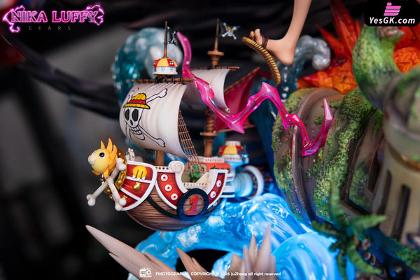 One Piece Gum-Gum Rocket Nika Luffy GK Statue - Seven Studio [In-Stock] - Full Payment - One Piece