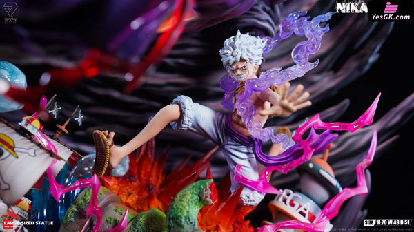 One Piece Gum-Gum Rocket Nika Luffy GK Statue - Seven Studio [In-Stock] - Full Payment - One Piece