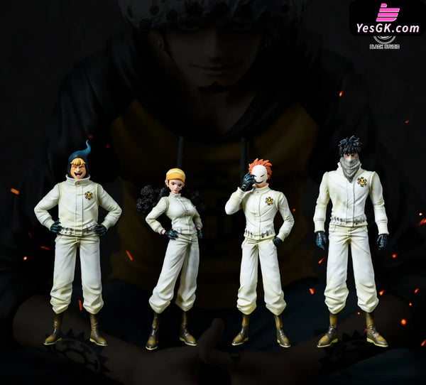 One Piece Heart Pirates Ikkaku & Hakugan & Clione & Uni POP GK Statue - Black Studio [In-Stock] - Full Payment - One