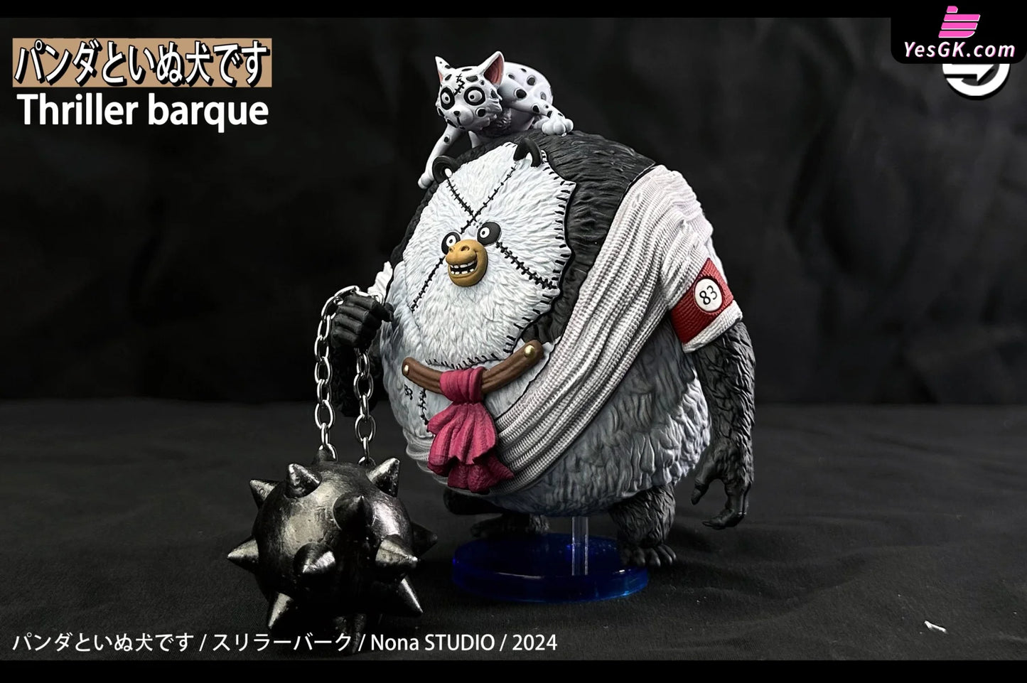 One Piece Horror Island #4 Panda And Cow Dog Statue - Jiu Hao Studio [Pre-Order] Deposit / Wcf