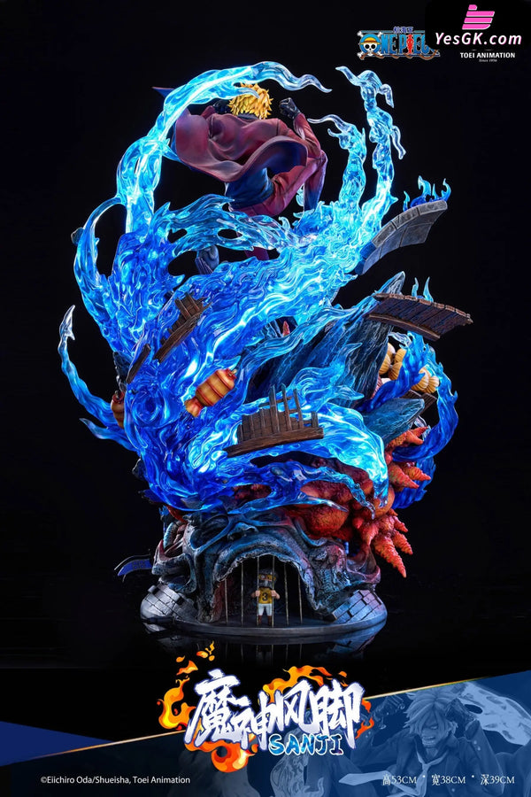 One Piece Ifrit Jambe SANJI Statue (Licensed) - Light Year Studio [In-Stock] - Full Payment - One Piece
