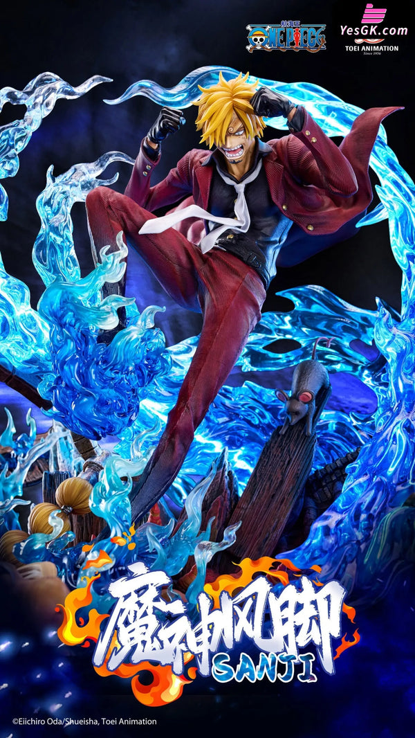 One Piece Ifrit Jambe SANJI Statue (Licensed) - Light Year Studio [In-Stock] - Full Payment - One Piece
