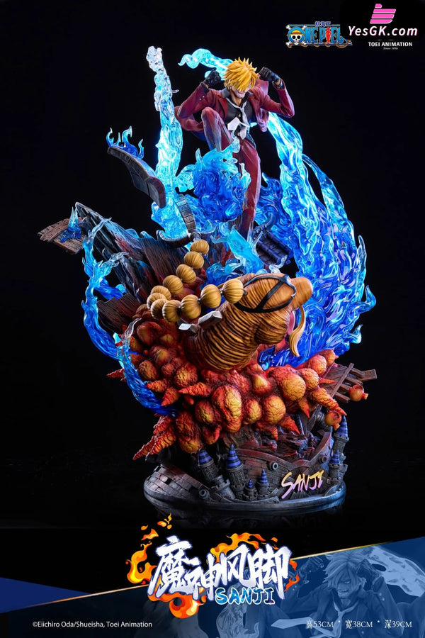One Piece Ifrit Jambe SANJI Statue (Licensed) - Light Year Studio [In-Stock] - Full Payment - One Piece