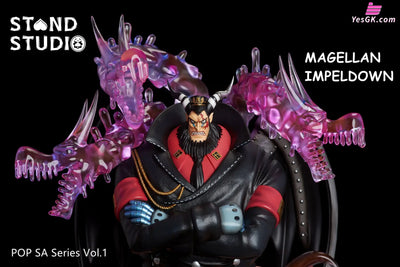One Piece Impel Down Magellan GK Statue - Stand Studio [In-Stock] - Full Payment - One Piece