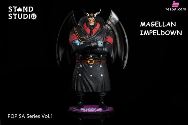 One Piece Impel Down Magellan GK Statue - Stand Studio [In-Stock] - Full Payment - One Piece