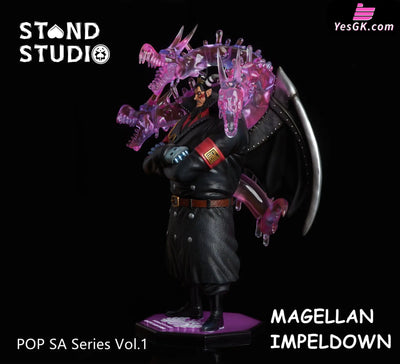 One Piece Impel Down Magellan GK Statue - Stand Studio [In-Stock] - Full Payment - One Piece
