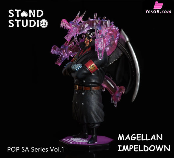 One Piece Impel Down Magellan GK Statue - Stand Studio [In-Stock] - Full Payment - One Piece