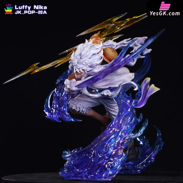 One Piece JK POP-22 Nika Luffy & Flowing Sakura Haki Luffy POP GK Statue - JacksDo Studio [In-Stock] - One Piece