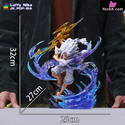 One Piece JK POP-22 Nika Luffy & Flowing Sakura Haki Luffy POP GK Statue - JacksDo Studio [In-Stock] - One Piece