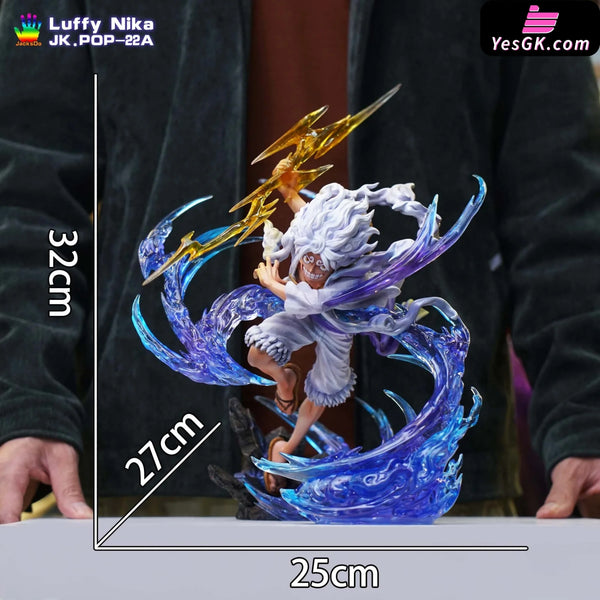One Piece JK POP-22 Nika Luffy & Flowing Sakura Haki Luffy POP GK Statue - JacksDo Studio [In-Stock] - One Piece