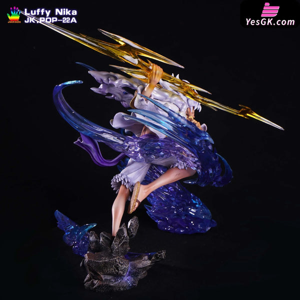 One Piece JK POP-22 Nika Luffy & Flowing Sakura Haki Luffy POP GK Statue - JacksDo Studio [In-Stock] - One Piece