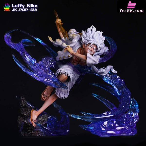 One Piece JK POP-22 Nika Luffy & Flowing Sakura Haki Luffy POP GK Statue - JacksDo Studio [In-Stock] - One Piece