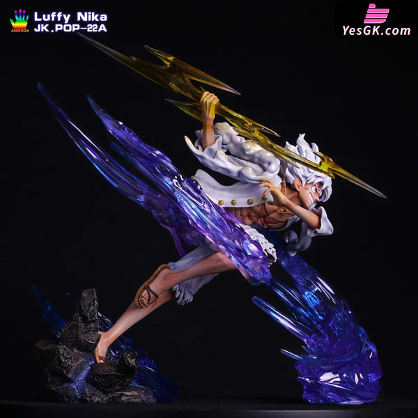One Piece JK POP-22 Nika Luffy & Flowing Sakura Haki Luffy POP GK Statue - JacksDo Studio [In-Stock] - One Piece