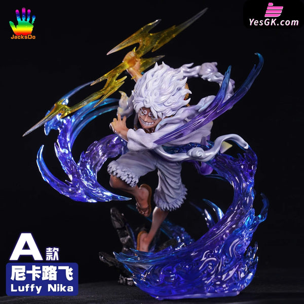 One Piece JK POP-22 Nika Luffy & Flowing Sakura Haki Luffy POP GK Statue - JacksDo Studio [In-Stock] - Full Payment / A