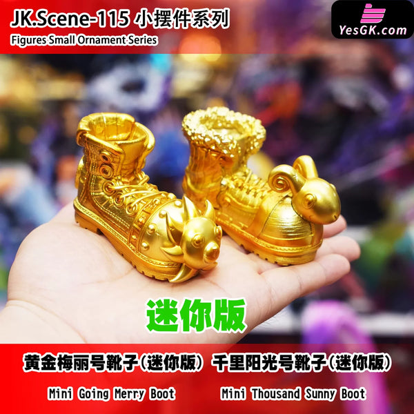One Piece JK.Scene-115 Little Ornaments Mini Going Merry Boot & Thousand Sunny Boot GK Statue - Jacksdo Studio