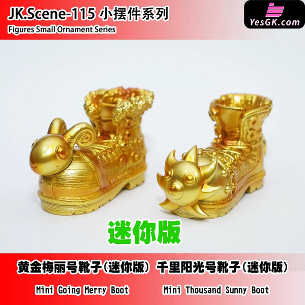 One Piece JK.Scene-115 Little Ornaments Mini Going Merry Boot & Thousand Sunny Boot GK Statue - Jacksdo Studio