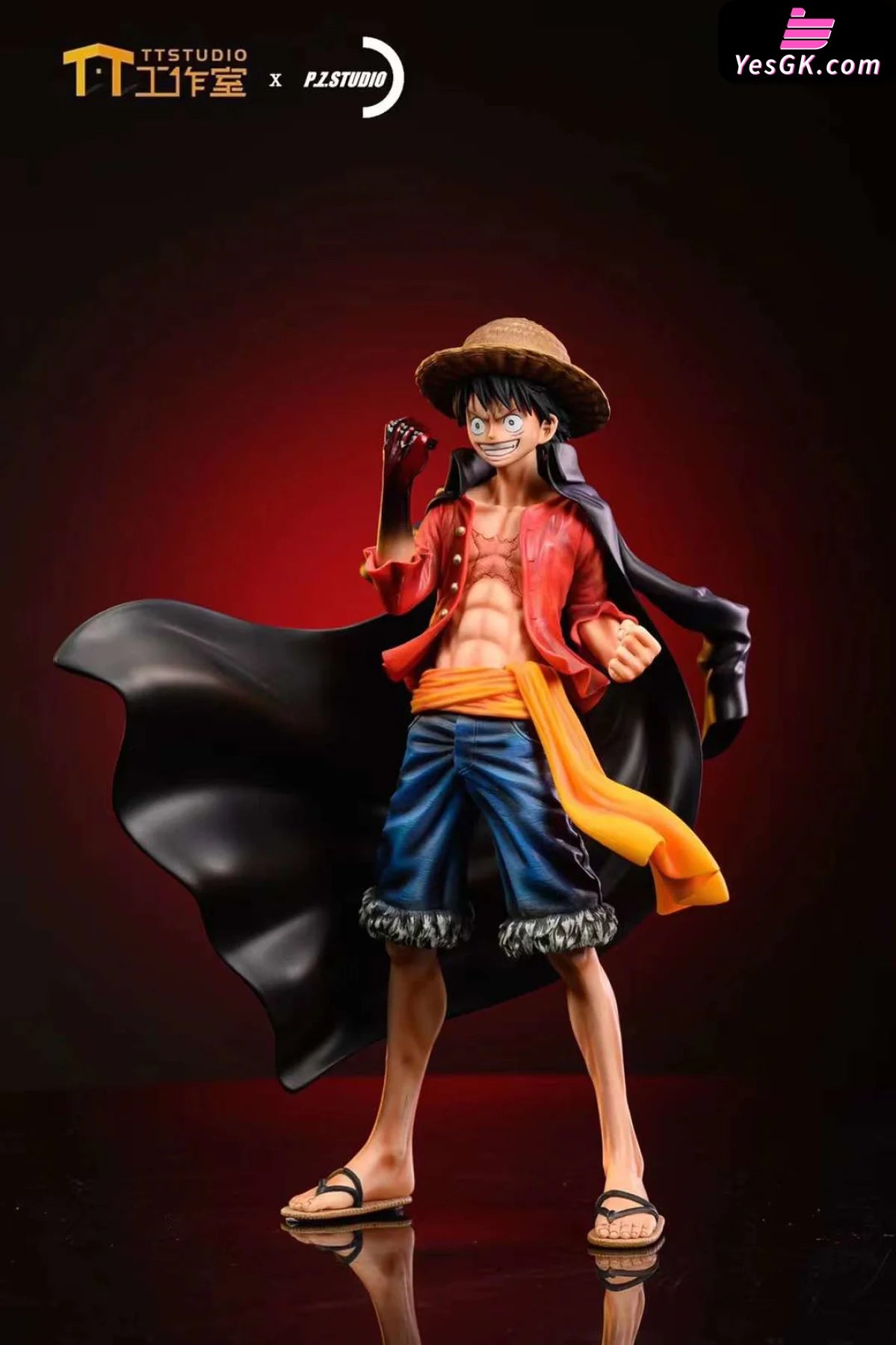 One Piece Jumps 50Th Anniversary Cape Luffy Resin Statue - Tt Studio & P.z. [Pre-Order]