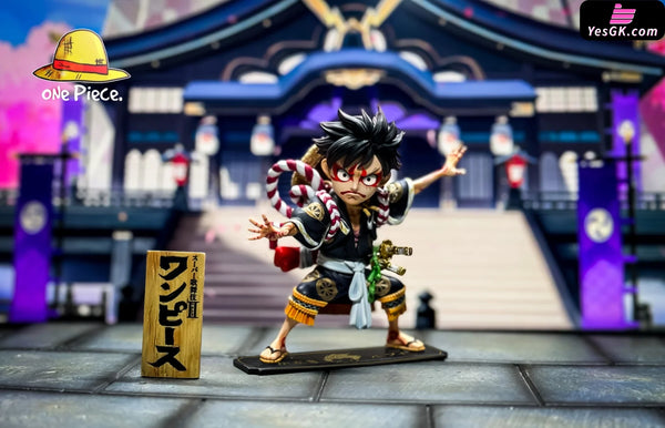 One Piece Kabuki Luffy WCF GK Statue - One Piece Studio [In-Stock] - Full Payment / Black / Floor Version - One Piece