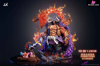 One Piece Kaido Human Form Resin Statue - LX Studio [In-Stock] Full Payment / Heterochromatic Flame Dragon One Piece