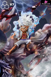 One Piece Kaido Vs Nika Luffy Resin Statue - X7 Studio [Pre - Order]