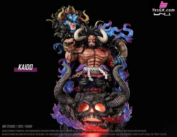 One Piece Kaido WCF GK Statue - BBF Studio [In-Stock] - Full Payment / Purple Clothes (Solid Color Dragon) - One Piece