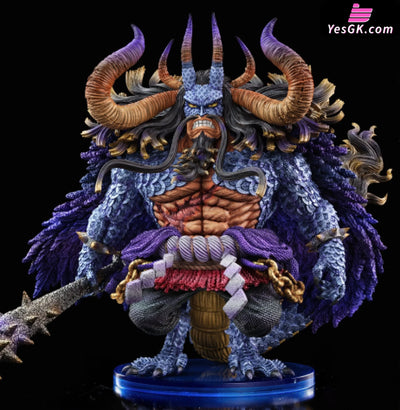 One Piece Kaidou Man - Beast Form Statue - Bbf Studio [Pre - Order] Deposit / Blue Base Version