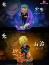 One Piece Leather Clothes And Straw Hats Zoro Sanji Resin Statue - Shan Ying Studio [Pre-Order]