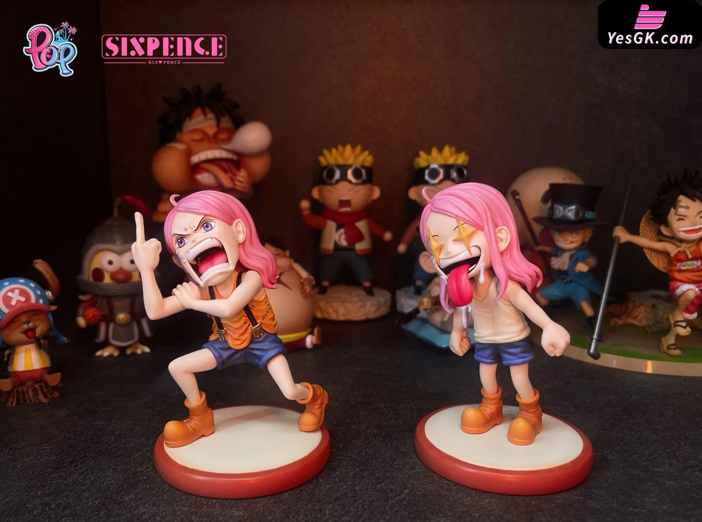 One Piece Little Bonney Series Statue - Six Pence Studio & Pop [Pre-Order] Deposit / Middle Finger